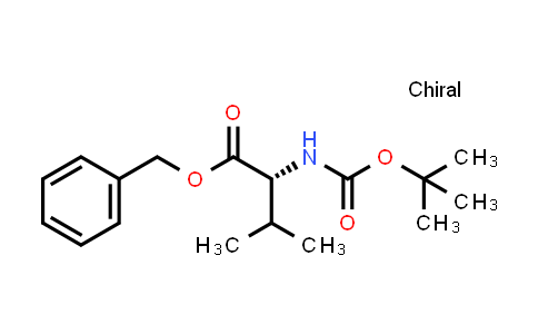 CAS No. 279255-85-5, D-Valine, N-[(1,1-dimethylethoxy)carbonyl]-, phenylmethyl ester