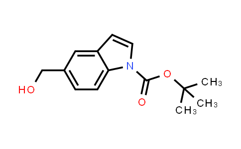 CAS No. 279255-90-2, tert-Butyl 5-(hydroxymethyl)-1H-indole-1-carboxylate