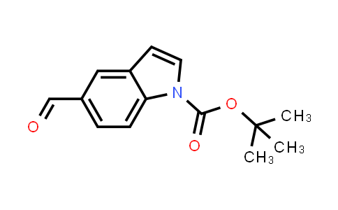CAS No. 279256-09-6, tert-Butyl 5-formyl-1H-indole-1-carboxylate