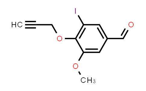 CAS No. 279680-91-0, 3-Iodo-5-methoxy-4-(2-propynyloxy)benzaldehyde