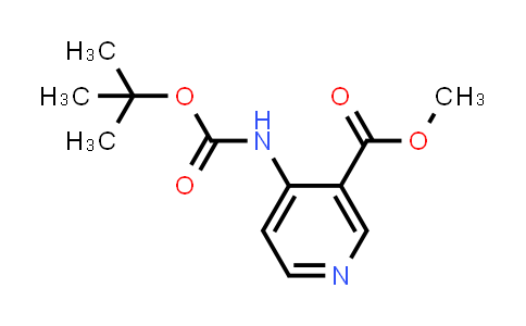 CAS No. 280115-84-6, Methyl 4-((tert-butoxycarbonyl)amino)nicotinate