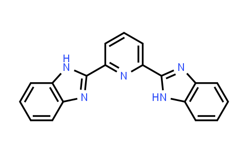 CAS No. 28020-73-7, 2,6-Bis(1H-benzo[d]imidazol-2-yl)pyridine