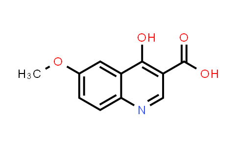 CAS No. 28027-16-9, 4-Hydroxy-6-methoxyquinoline-3-carboxylic acid
