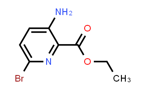 CAS No. 28033-08-1, Ethyl 3-amino-6-bromopicolinate