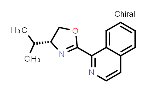 CAS No. 280755-83-1, 1-​[(4R)​-​4,​5-​Dihydro-​4-​isopropyl​-​2-​oxazolyl]​isoquinoline