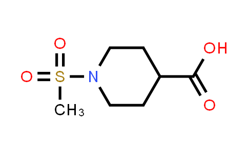 CAS No. 280772-00-1, 1-Methanesulfonylpiperidine-4-carboxylic acid
