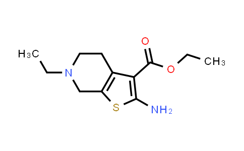 CAS No. 281656-91-5, Ethyl 2-amino-6-ethyl-4,5,6,7-tetrahydrothieno[2,3-c]pyridine-3-carboxylate