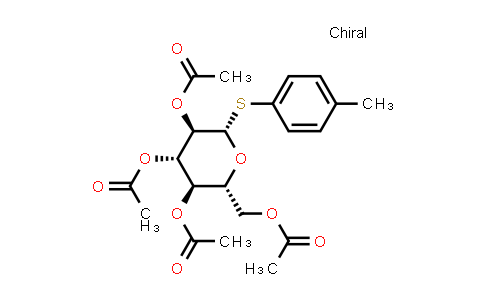 CAS No. 28244-94-2, 4-Methylphenyl 2,3,4,6-tetra-O-acetyl-1-thio-β-D-glucopyranoside