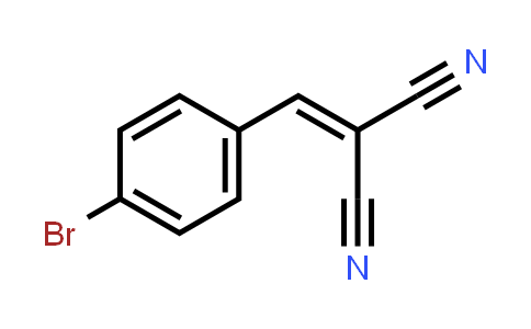 CAS No. 2826-24-6, 2-(4-Bromobenzylidene)malononitrile