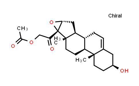 CAS No. 28444-97-5, Pregn-5-en-20-one, 21-(acetyloxy)-16,17-epoxy-3-hydroxy-, (3β,16α)-