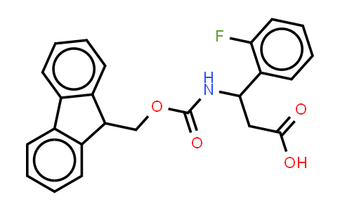 CAS No. 284492-05-3, N-Fmoc-3-amino-3-(2-flurophenyl)-propionic acid