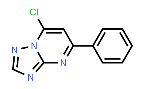 CAS No. 28565-43-7, 7-Chloro-5-phenyl-[1,2,4]triazolo[1,5-a]pyrimidine