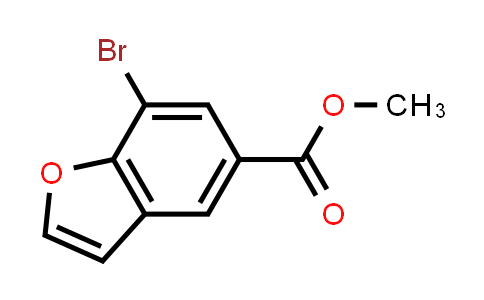 CAS No. 286836-79-1, Methyl 7-bromo-1-benzofuran-5-carboxylate