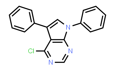 CAS No. 287177-10-0, 4-Chloro-5,7-diphenyl-7H-pyrrolo[2,3-d]pyrimidine