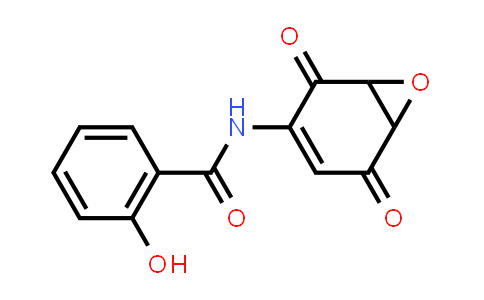 CAS No. 287194-37-0, N-(2,5-Dioxo-7-oxabicyclo[4.1.0]hept-3-en-3-yl)-2-hydroxybenzamide