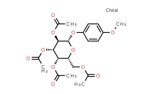 CAS No. 2872-65-3, 4-Methoxyphenyl β-D-galactopyranoside 2,3,4,6-tetraacetate
