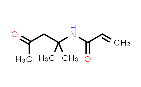 CAS No. 2873-97-4, N-(2-Methyl-4-oxopentan-2-yl)acrylamide