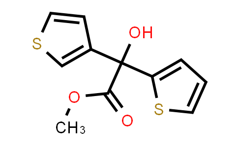 CAS No. 28748-67-6, Methyl 2-hydroxy-2-(thiophen-2-yl)-2-(thiophen-3-yl)acetate