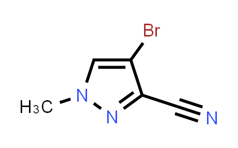 CAS No. 287922-71-8, 4-Bromo-1-methyl-1H-pyrazole-3-carbonitrile