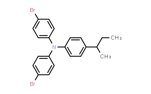 CAS No. 287976-94-7, 4-Bromo-N-(4-bromophenyl)-N-(4-(sec-butyl)phenyl)aniline