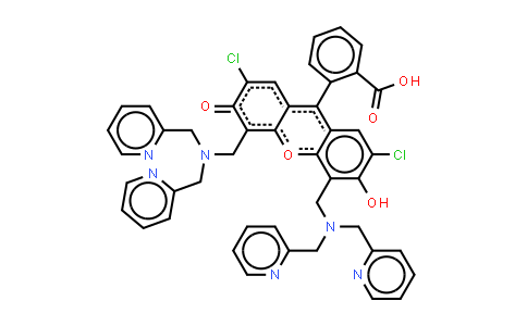 288574-78-7 | 9-(2-羧基苯基)-2,7-二氯-4,5-二[二(2-吡啶)氨甲基]-6-羟基-3-苍耳烷酮