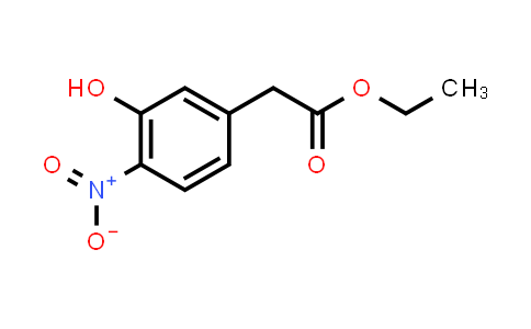 CAS No. 288580-52-9, Ethyl 2-(3-hydroxy-4-nitrophenyl)acetate