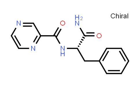 CAS No. 289472-80-6, N-[(1S)-2-Amino-2-oxo-1-(phenylmethyl)ethyl]-2-pyrazinecarboxamide