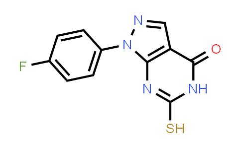 CAS No. 289651-64-5, 1-(4-Fluorophenyl)-6-mercapto-1,5-dihydro-4H-pyrazolo[3,4-d]pyrimidin-4-one