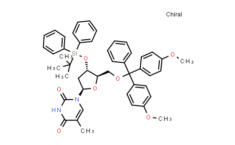 289681-49-8 | Thymidine, 5'-O-[bis(4-methoxyphenyl)phenylmethyl]-3'-O-[(1,1-dimethylethyl)diphenylsilyl]- (9CI)