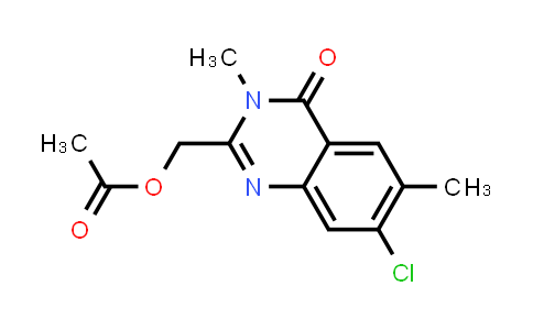 289686-85-7 | (7-Chloro-3,6-dimethyl-4-oxo-3,4-dihydroquinazolin-2-yl)methyl acetate