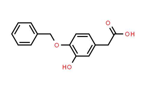 CAS No. 28988-68-3, 2-(4-(Benzyloxy)-3-hydroxyphenyl)acetic acid