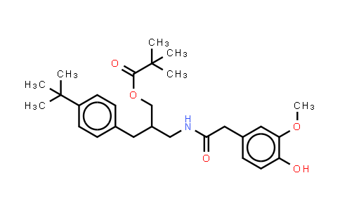 289903-41-9 | N-[2-(4-tert-Butylbenzyl)-3-(pivaloylxy)propyl]-2-[4-hydroxy-3-methoxyphenyl]acetamide