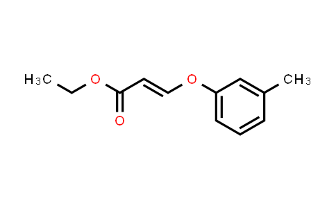 CAS No. 28991-07-3, (E)-Ethyl 3-(m-tolyloxy)acrylate