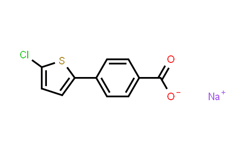 CAS No. 290326-23-7, Sodium 4-(5-chlorothiophen-2-yl)benzoate