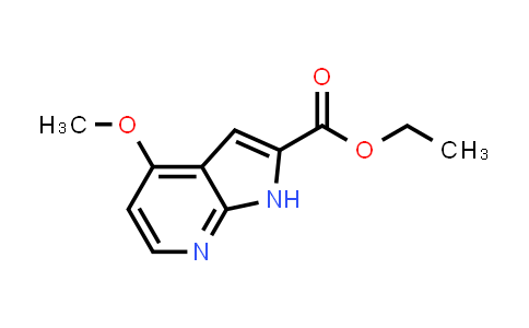 CAS No. 290332-97-7, 1H-Pyrrolo[2,3-b]pyridine-2-carboxylic acid, 4-methoxy-, ethyl ester