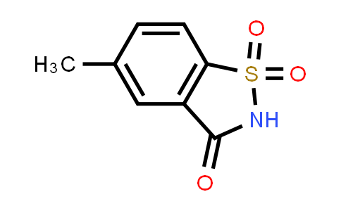 CAS No. 29083-15-6, 5-Methyl-1,1-dioxo-1,2-benzothiazol-3-one