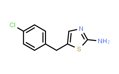CAS No. 290835-51-7, 5-[(4-Chlorophenyl)methyl]-1,3-thiazol-2-amine