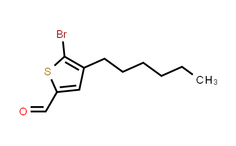 CAS No. 291535-21-2, 5-Bromo-4-hexylthiophene-2-carbaldehyde