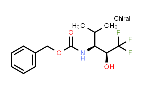 CAS No. 291778-49-9, Benzyl ((2S,3S)-1,1,1-trifluoro-2-hydroxy-4-methylpentan-3-yl)carbamate