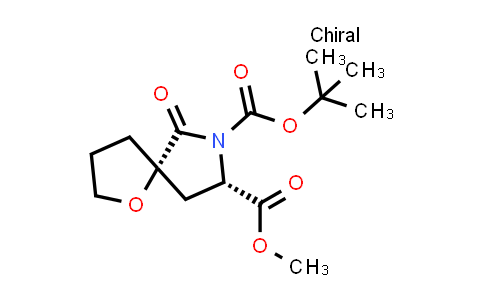 292046-38-9 | 1-Oxa-7-azaspiro[4.4]nonane-7,8-dicarboxylic acid, 6-oxo-, 7-(1,1-dimethylethyl) 8-methyl ester, (5S,8S)-