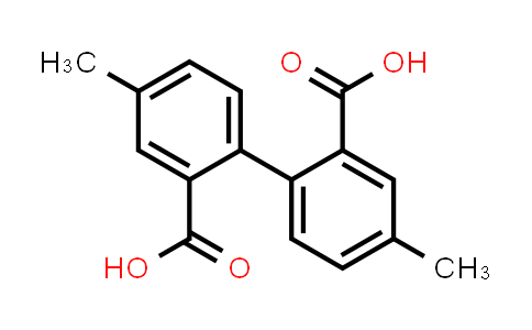 CAS No. 2941-79-9, 4,4'-Dimethyl[1,1'-biphenyl]-2,2'-dicarboxylic acid
