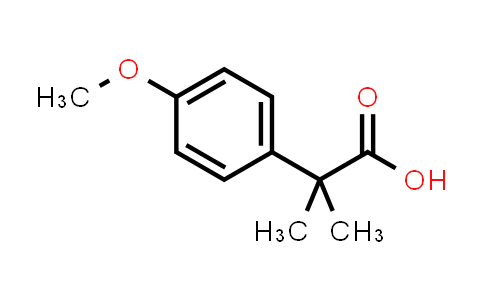CAS No. 2955-46-6, 2-(4-Methoxyphenyl)-2-methylpropanoic acid