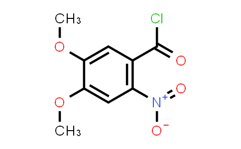 CAS No. 29568-78-3, Benzoyl chloride, 4,5-dimethoxy-2-nitro-