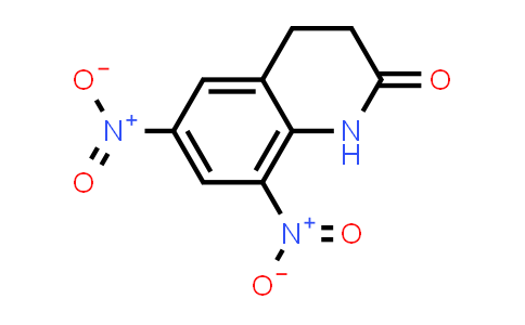 CAS No. 296759-27-8, 6,8-dinitro-3,4-dihydro-1H-quinolin-2-one