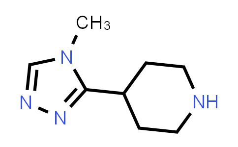 CAS No. 297172-18-0, 4-(4-Methyl-4H-1,2,4-triazol-3-yl)piperidine