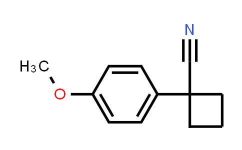 CAS No. 29786-45-6, 1-(4-Methoxyphenyl)cyclobutanecarbonitrile