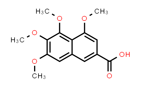 CAS No. 2981-93-3, 2-Naphthalenecarboxylic acid, 4,5,6,7-tetramethoxy-