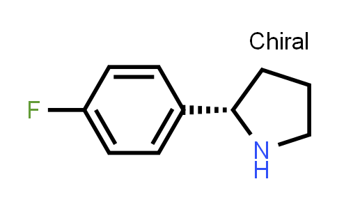 CAS No. 298690-90-1, (S)-2-(4-Fluorophenyl)pyrrolidine