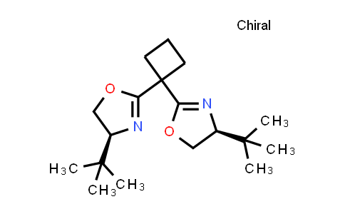CAS No. 298693-02-4, (4S,4'S)-2,2'-Cyclobutylidenebis[4,5-dihydro-4-tertbutyloxazole]