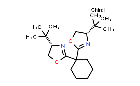 298693-04-6 | (4S,4'S)-2,2'-Cyclohexylidenebis[4-tert-butyl-4,5-dihydrooxazole]